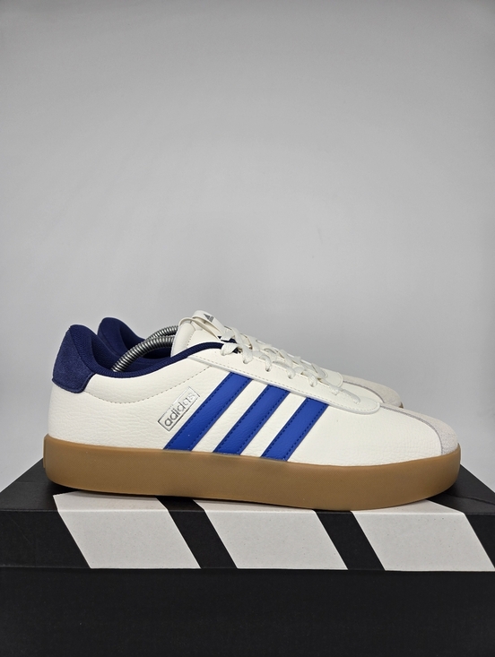 Adidas Mens VL Court 3.0 JR8634 Core White Bright Royal Dark Blue Shoe Size 11.5 main image 5